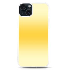 Cream Yellow To Amber Orange Bilinear Gradient Iphone 15 Tpu Uv Print Case