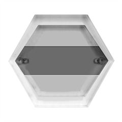 Electric Yellow To Burgundy Red Bilinear Gradient Hexagon Wood Jewelry Box