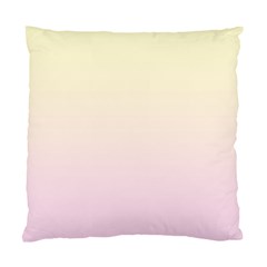 Cream Yellow To Pink Lace Linear Gradient Standard Cushion Case (one Side)