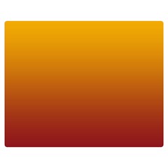 Amber Orange To Burgundy Red Linear Gradient Premium Plush Fleece Blanket (medium)