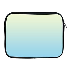 Cream Yellow To Baby Blue Linear Gradient Apple Ipad 2/3/4 Zipper Cases