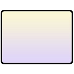 Cream Yellow To Pale Violet Linear Gradient Fleece Blanket (large)