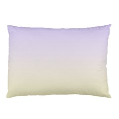 Pale Violet To Cream Yellow Linear Gradient Pillow Case