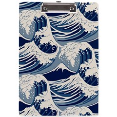 Japanese Wave Pattern A4 Acrylic Clipboard
