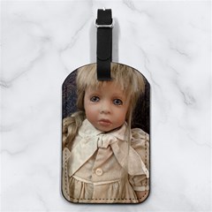Designer,s Doll-1 Nappa Leather Luggage Tag Rectangle