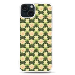 Retro 1880s Flowers Pattern 15 Iphone 15 Tpu Uv Print Case