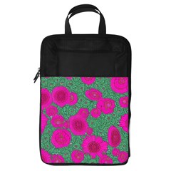 Mid Century Retro Floral 1970s 1960s Pattern 97 Foldable Shoe Storage Bag