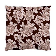 Mid Century Retro Floral 1970s 1960s Pattern 106 Standard Cushion Case (one Side)