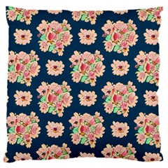Retro 1880s Flowers Pattern 7 16  Baby Flannel Cushion Case (two Sides)