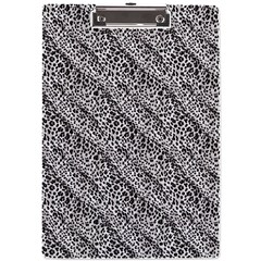 Silver Leopard A4 Acrylic Clipboard