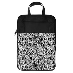 Black White Giraffe Pattern Foldable Shoe Storage Bag