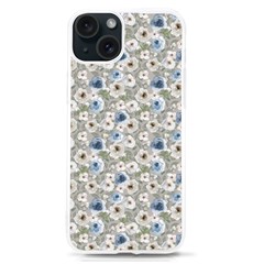 Grey Roses Iphone 15 Tpu Uv Print Case