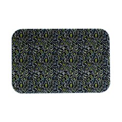 Green Leaves Open Lid Metal Box (silver)  