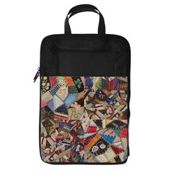 Background Embroidery Pattern Stitches Abstract Foldable Shoe Storage Bag