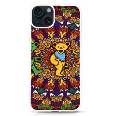 Grateful Dead Psychedelic Bears Iphone 15 Tpu Uv Print Case