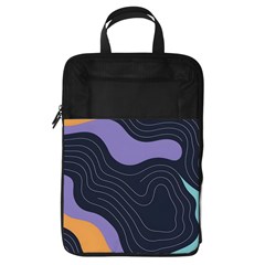 Abstract Topographic Foldable Shoe Storage Bag