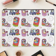 Bluey, Bluey Merch, Bluey Pattern, Bluey Bluey, Bingo, Bluey Design, Bluey Dog Cosmetic Bag (xxxl)