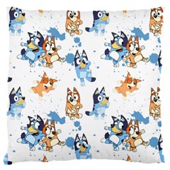 Bluey, Bluey Merch, Bluey Pattern, Bluey Bluey, Bingo, Bluey Design, Bluey Dog 16  Baby Flannel Cushion Case (two Sides)