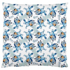 Bluey, Bluey Merch, Bluey Pattern, Bluey Bluey, Bingo, Bluey Design, Bluey Dog Large Cushion Case (one Side)