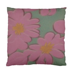 Mid Century Retro Floral 1970s 1960s Pattern 80 Standard Cushion Case (one Side)
