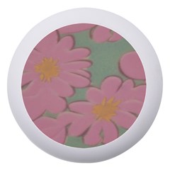 Mid Century Retro Floral 1970s 1960s Pattern 80 Dento Box With Mirror