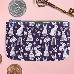 Easter Bunny Pattern Large Coin Purse