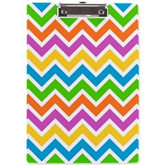 Chevron Pattern Design Texture A4 Acrylic Clipboard