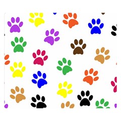 Pawprints Paw Prints Paw Animal 50  X 40  Two Sides Premium Plush Fleece Blanket (kids Size)