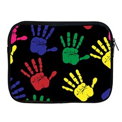 Handprints Hand Print Colourful Apple Ipad 2/3/4 Zipper Cases