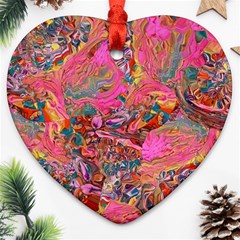 Collage  Heart Ornament (two Sides)