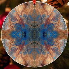 Pour Repeats Uv Print Acrylic Ornament Round