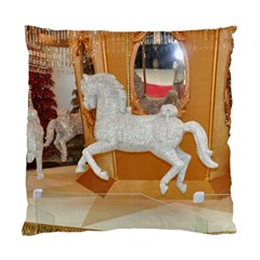 White Horse Cushion Case (two Sides)